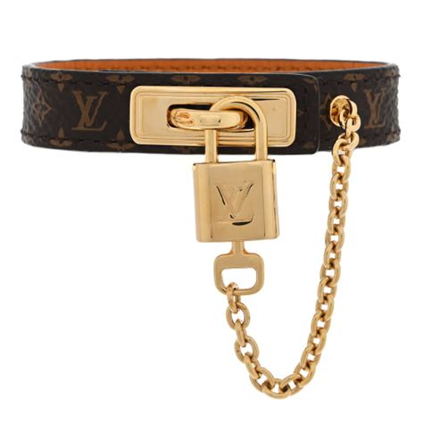 lv unlock bracelet|louis vuitton leather bracelets.